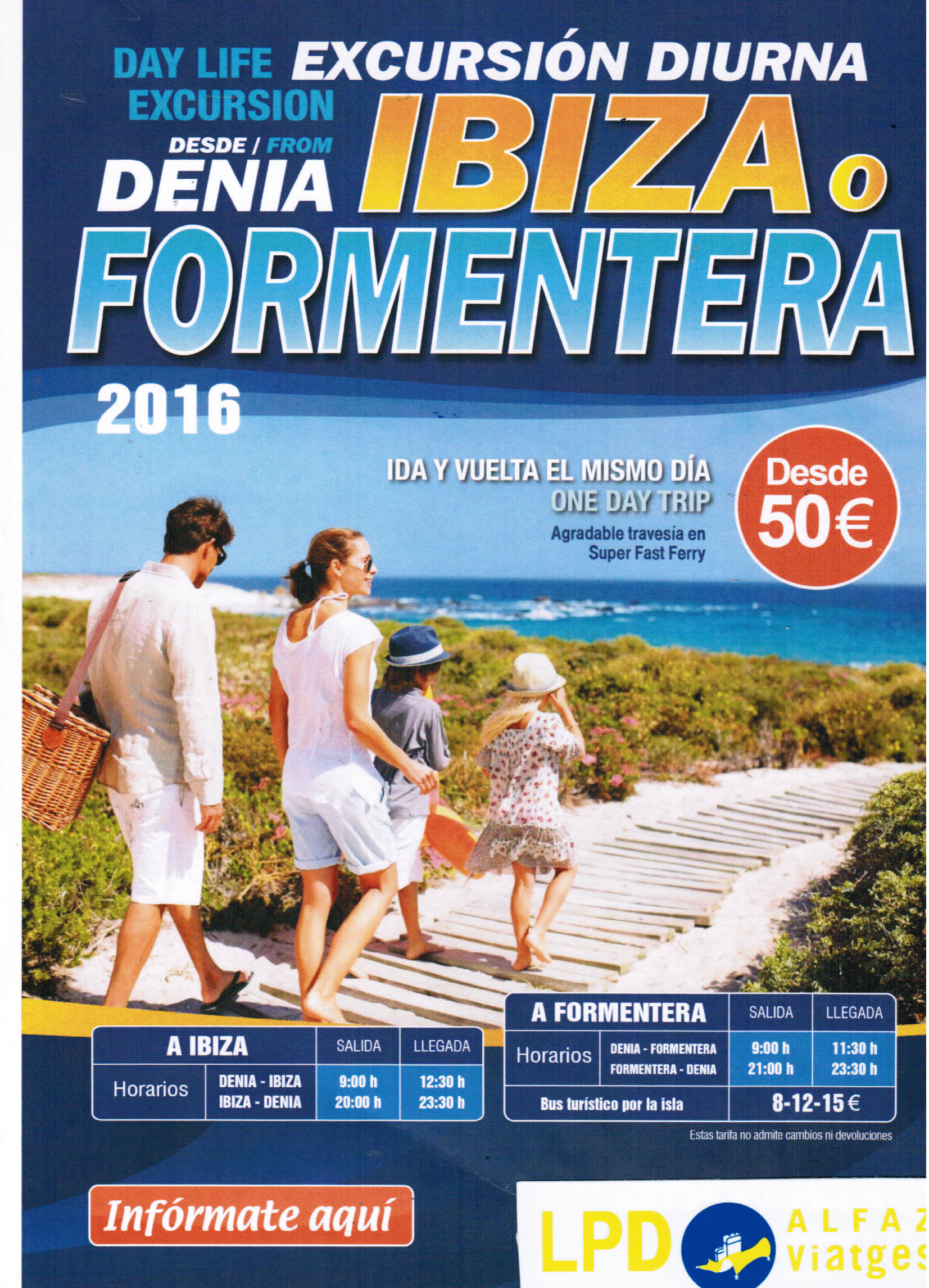 excursión Ibiza y Formentera